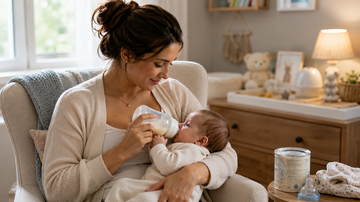 Formula Feeding nursery moments